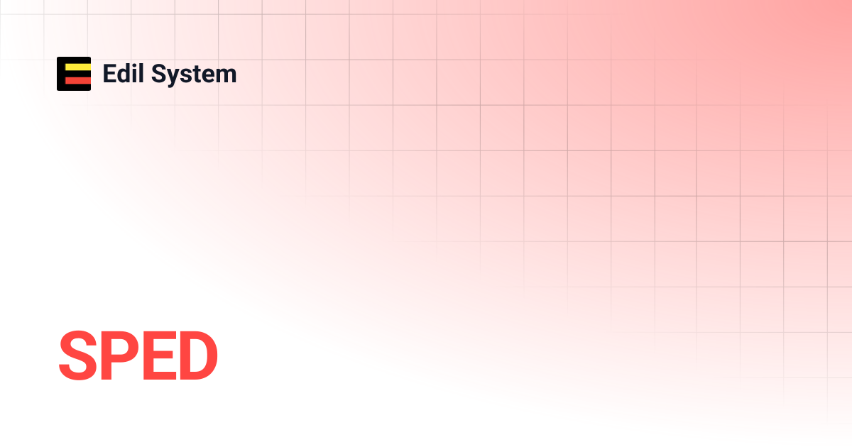 SPED | Edil System